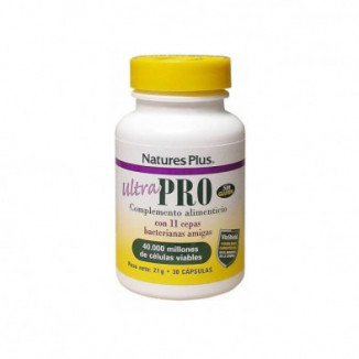 Ultra Pro Probiotico 30 Cápsulas Natures Plus