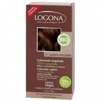 Colorante Vegetal Castaño Chocolate 091 100 gr Logona