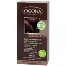 Colorante Vegetal Castaño Oscuro Café 090 100 gr Logona