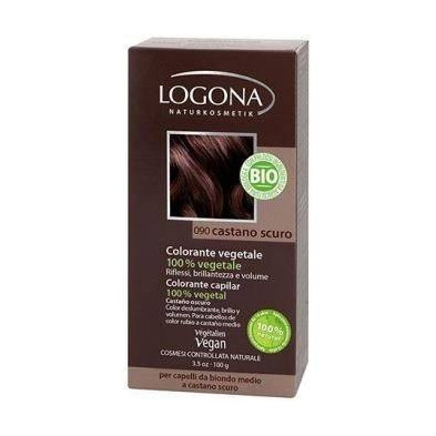 Colorante Vegetal Castaño Oscuro Café 090 100 gr Logona