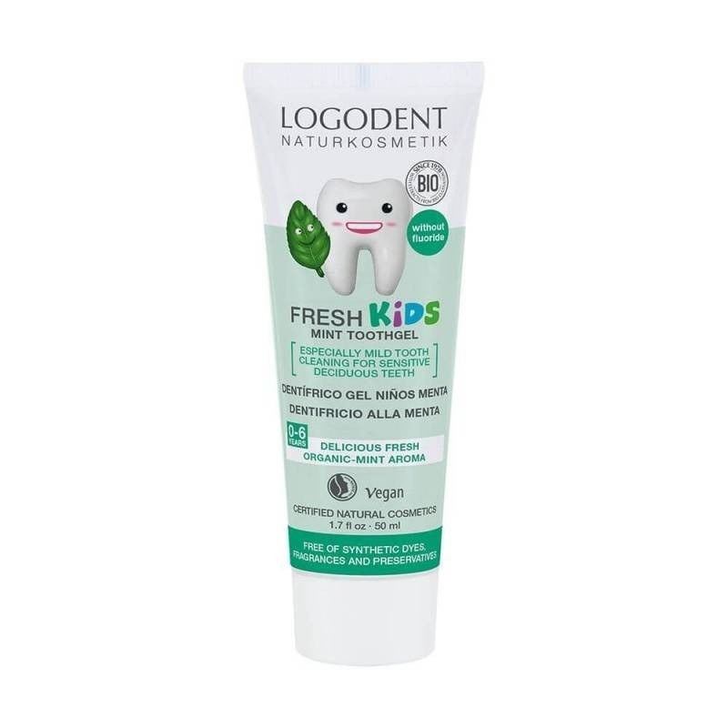 Dentifrico Niños Menta 50 ml Logona