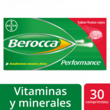 Berocca Performance 30 Comprimidos Efervescentes Sabor Frutos Rojos