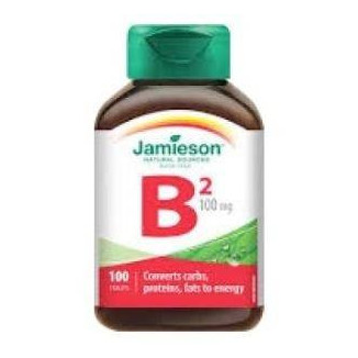 Vitamina B2 100 mg 100 Comprimidos Jamieson