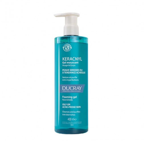 Gel Limpiador Keracnyl Pieles Grasas O Con Tendencia Acneica 400 Ml Ducray
