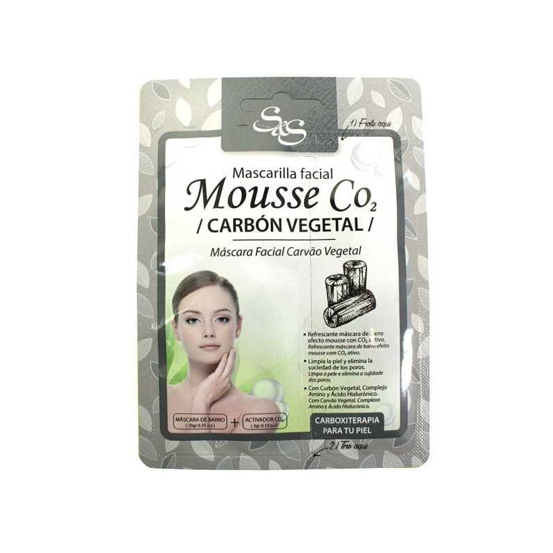 Mascarilla Facial Mousse Carbon Vegetal Pack 18 X 10 ml Laboratorio SyS