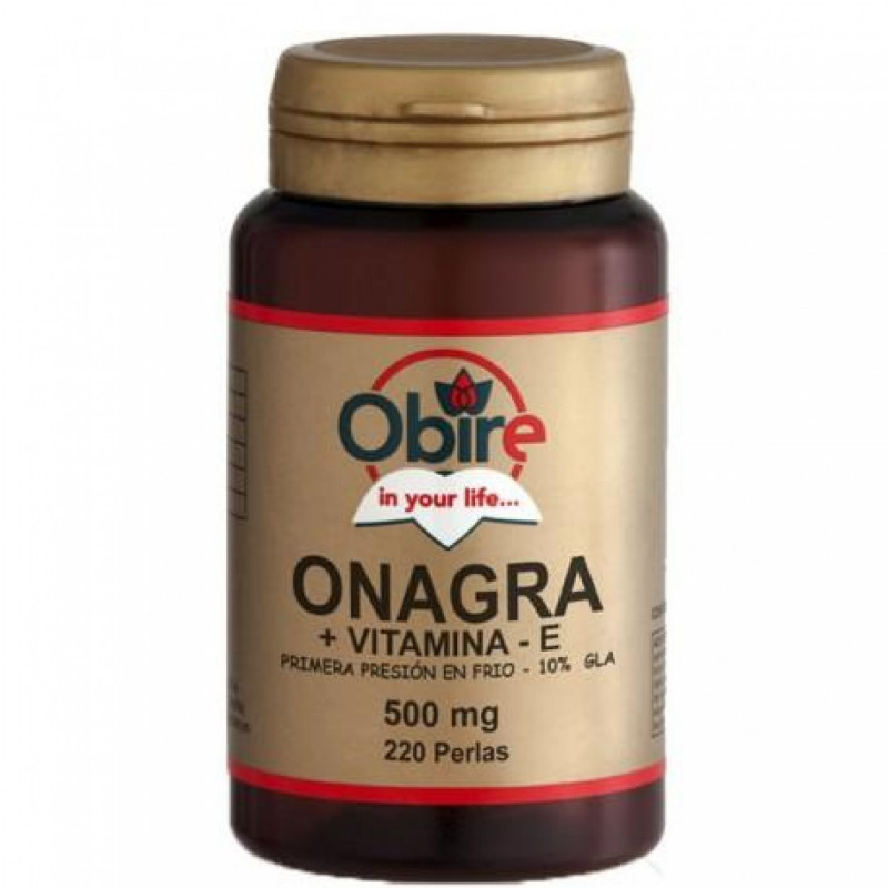 Aceite De Onagra 500 mg 220 Perlas Obire