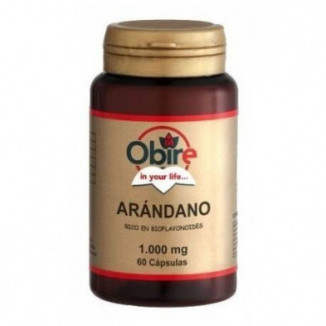 Arandano 1000 mg 60 Cápsulas Obire