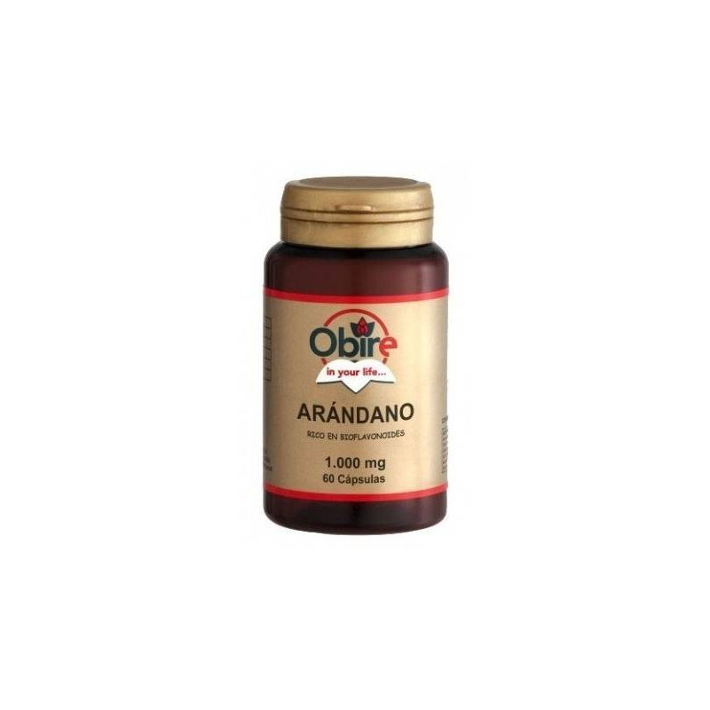 Arandano 1000 mg 60 Cápsulas Obire