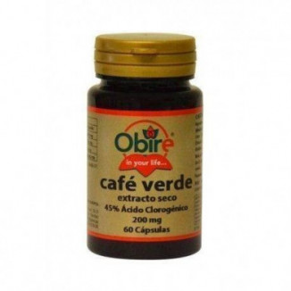 Cafe Verde 200 mg Ext Seco 60 Cápsulas Obire