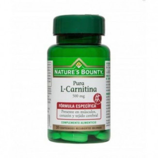 L-Carnitina 500 mg 30 Comprimidos Nature´s Bounty