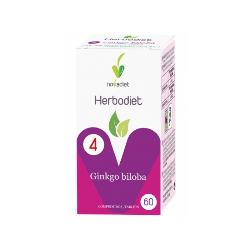 Herbodiet 4 Ginkgo Biloba 60 Comprimidos Novadiet