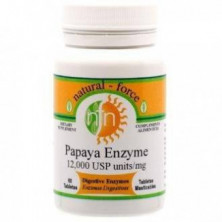 Papaya Enzimas 60 Comprimidos Masticables Nutri-force