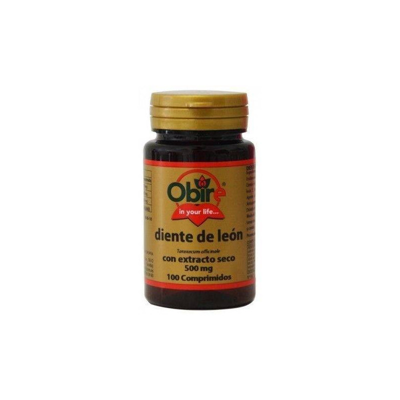 Diente De Leon 500 mg Extracto Seco 100 Comprimidos Obire