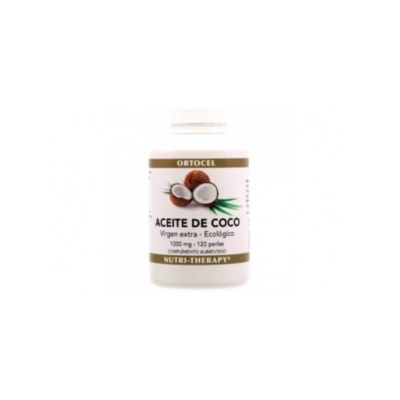 Aceite De Coco 1000 mg 120 Perlas Bio Ortocel Nutri-therapy