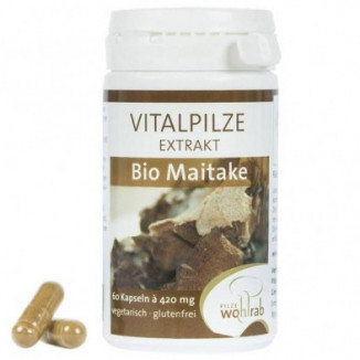 Maitake Bio 60 Cápsulas Pilze Wolhrab