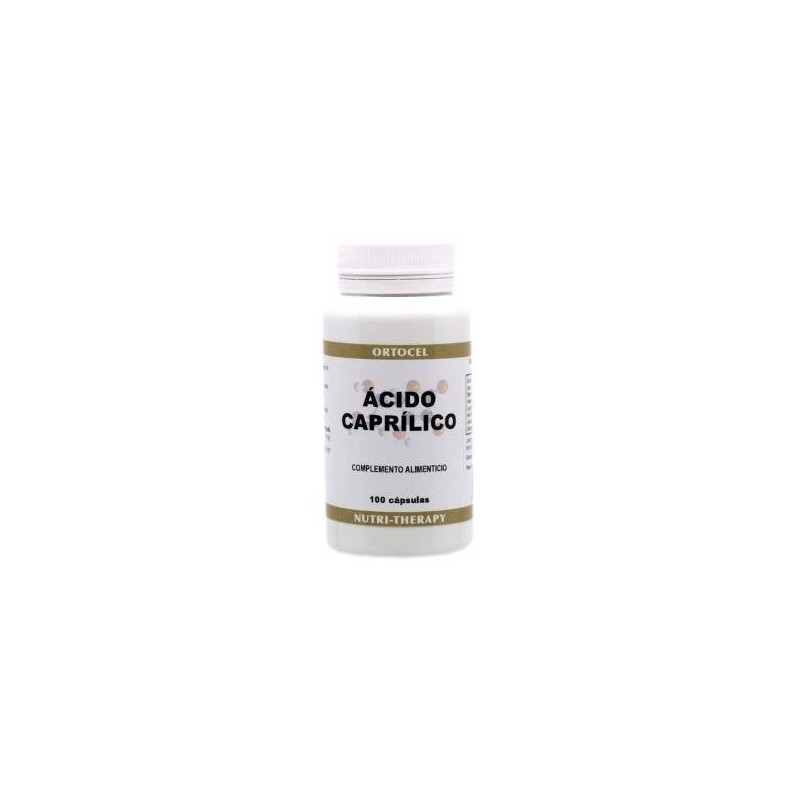 Acido Caprilico 600 mg 100 Cápsulas Ortocel Nutri-therapy