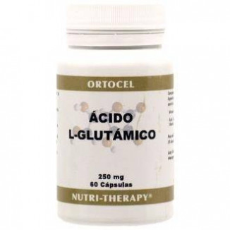 Acido L-glutamico 250 mg 60 Cápsulas Ortocel Nutri-therapy