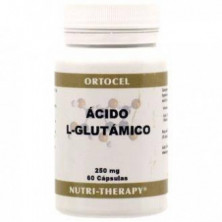 Acido L-glutamico 250 mg 60 Cápsulas Ortocel Nutri-therapy