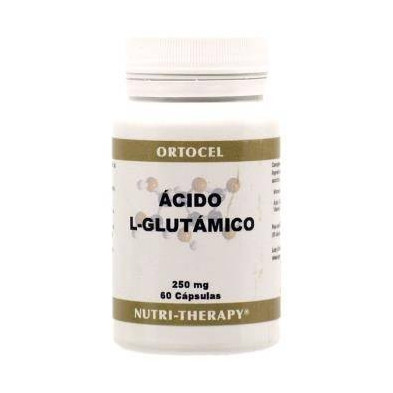 Acido L-glutamico 250 mg 60 Cápsulas Ortocel Nutri-therapy