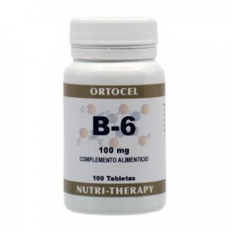 Vitamina B-6 100 Comprimidos Ortocel Nutri-therapy