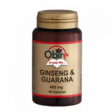 Ginseng+Guarana 400 mg 90 Cápsulas Obire