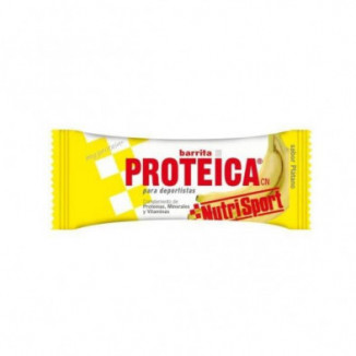 Caja Barrita Proteica Platano 46 gr Nutrisport