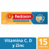 Redoxon Extra Def Naranja Vit C+zinc 15