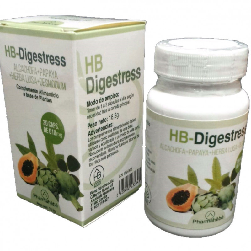 Digestress 30 Cápsulas Pharmahebe