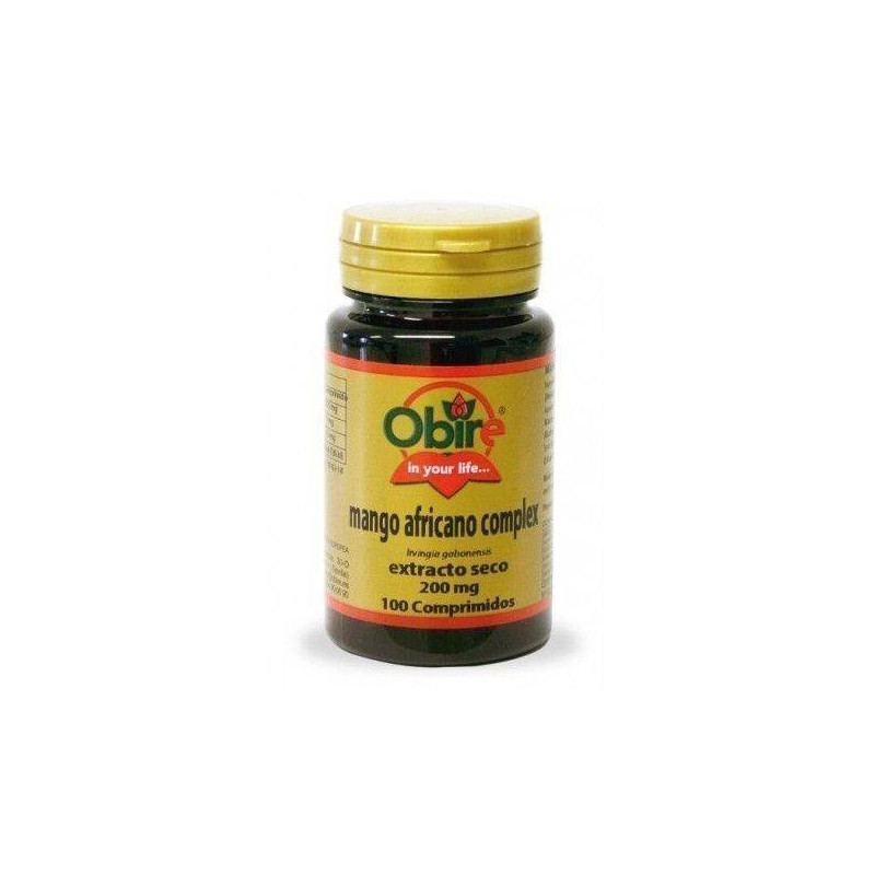 Mango Africano Complex 200 mg 100 Comprimidos Obire