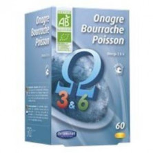 O.B.P. Omega 3 & 6 (Onagra,Borraja,Salmon) 60 Unidades Ortho Nat