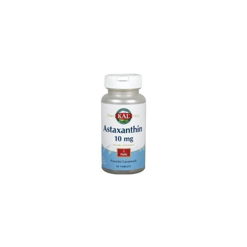 Astaxanthin 10 mg 60 Cápsulas Kal