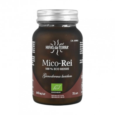 Mico Rei Extracto De Reishi 70 Cápsulas Hifas Da Terra