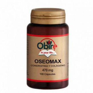 Oseomax 470 mg Condroitina+Colageno 100 Cápsulas Obire