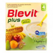 Blevit Plus Superfibra Frutas Sin Gluten 600g Efecto Bífidus