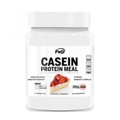 Casein Protein Meal Tarta De Queso Con Fresa 450 gr Pwd Nutrition