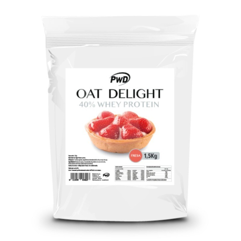 OAT Delight Whey Protein 40% Fresa 1,5 kg Pwd Nutrition