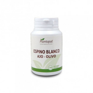 Espino Blanco + Ajo + Olivo 550 mg 100 Comprimidos Plantapol