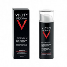 Vichy Homme Hydra Mag C+Tratamiento Hidratante Anti-Fatiga Rostro y Ojos 50ml