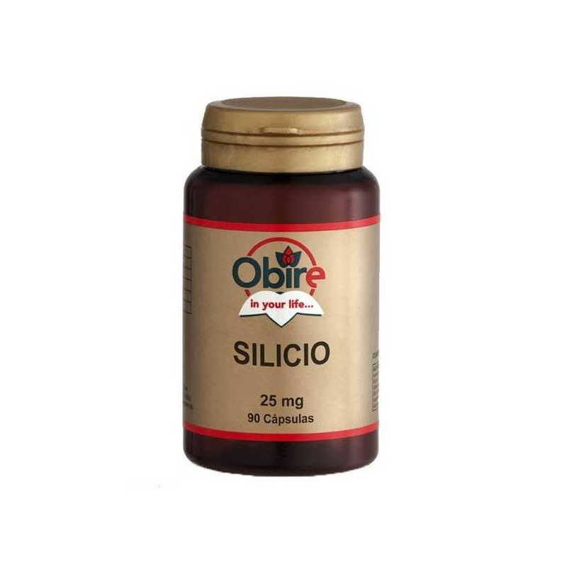 Silicio 25 mg 90 Cápsulas Obire