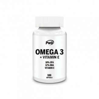 Omega 3 + Vitamina E 1000 mg 100 Cápsulas Pwd Nutrition