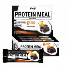 Protein Meal Chocolate Negro Y Naranja 12 Barritas Pwd Nutrition