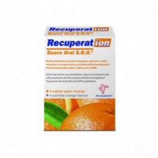 Recuperat-ion Suero Oral Sabor Naranja 4 Sobres