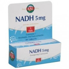 NADH 5 mg Enada 30 Comprimidos Kal