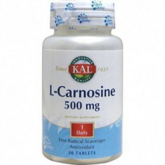 L-Carnosine 500 mg 30 Cápsulas Kal