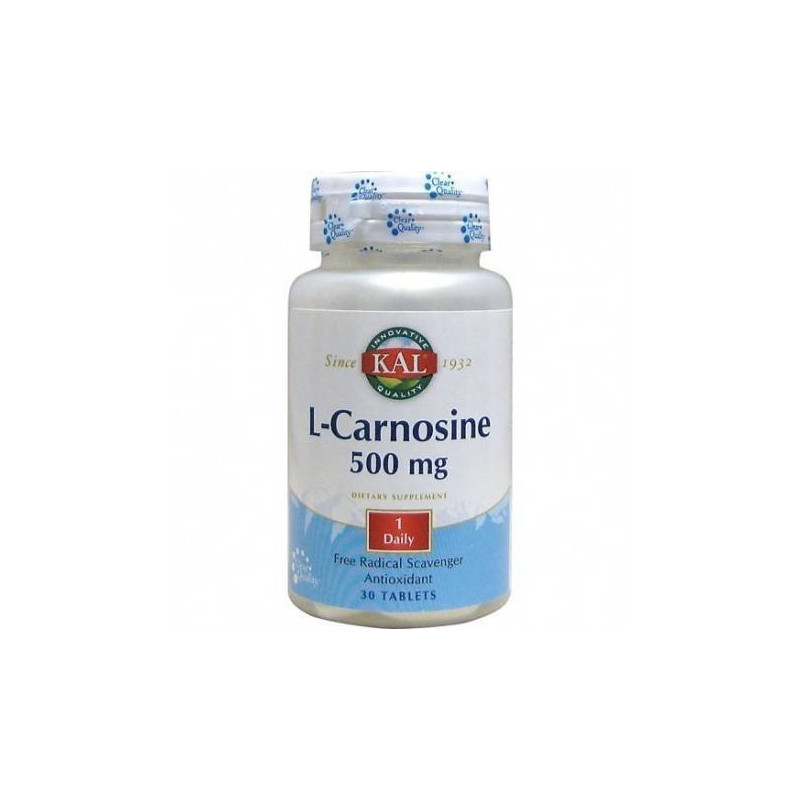 L-Carnosine 500 mg 30 Cápsulas Kal