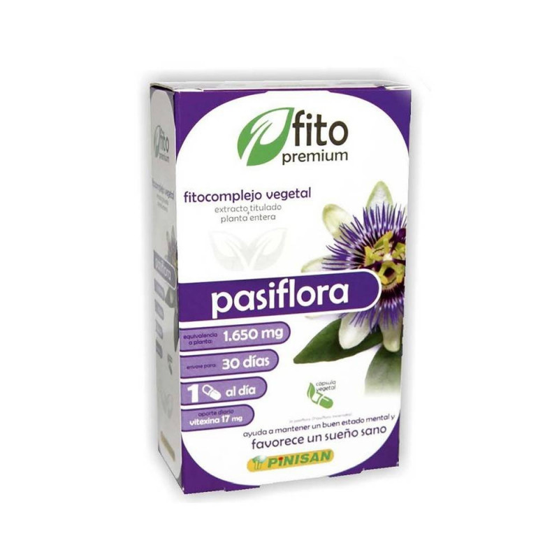 Fitopremium Pasiflora 30 Cápsulas Pinisan