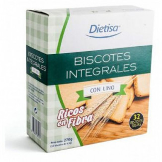 Biscotes Lino Fibrodiet 270 g Dietisa