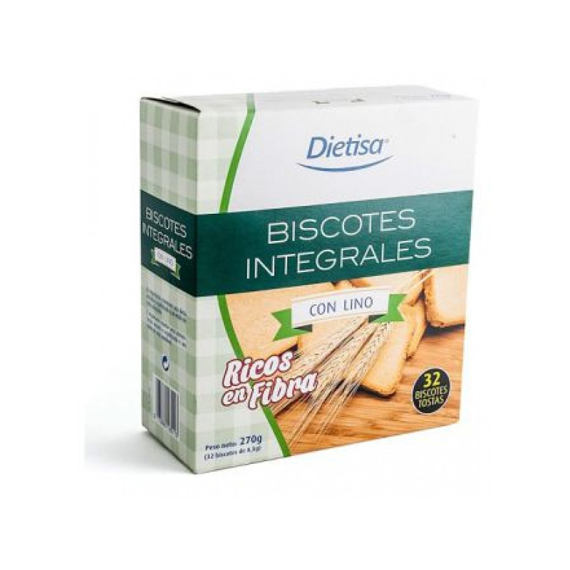 Biscotes Lino Fibrodiet 270 g Dietisa