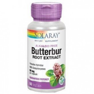 Butterbur (Petasita) 50 mg 60 Cápsulas Solaray