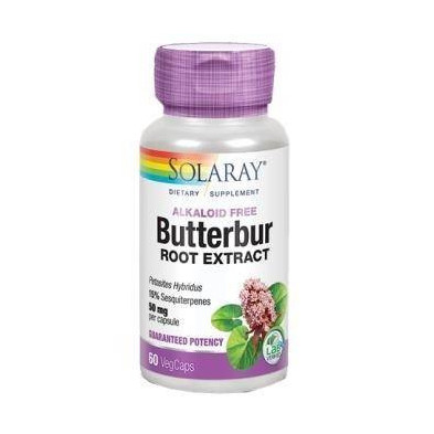 Butterbur (Petasita) 50 mg 60 Cápsulas Solaray